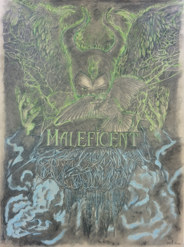  탈바인의비밀공작실 - 말레피센트 그리기 DRAWING:Maleficent: Mistress of Evil