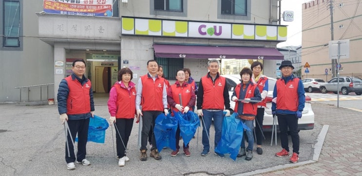  한결봉사단 거리청소