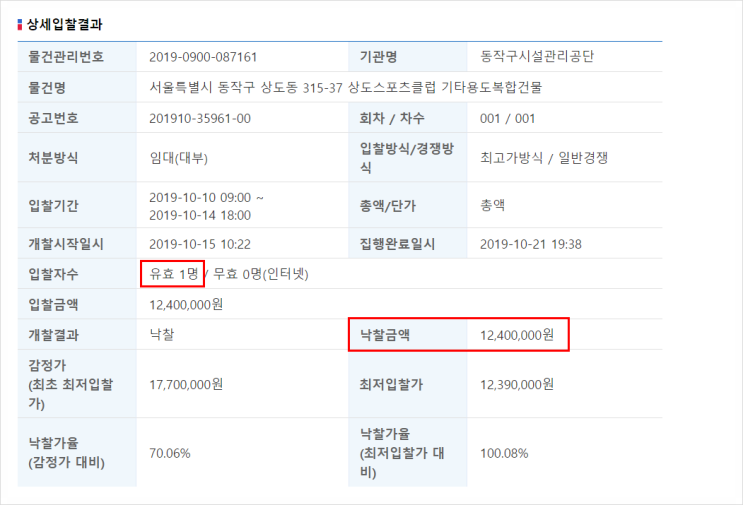  온비드 공매 검색 A/S : 상도스포츠클럽 커피숍 주인을 찾았네요.