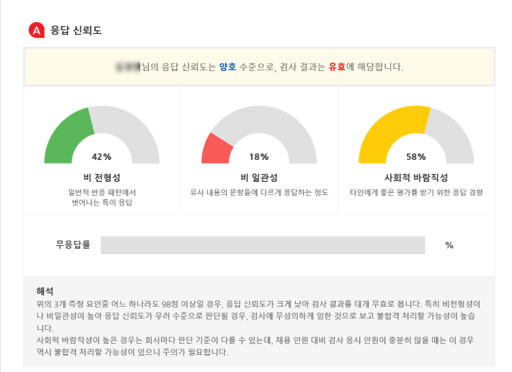  롯데그룹(롯데칠성음료) 무료 인성검사 후기
