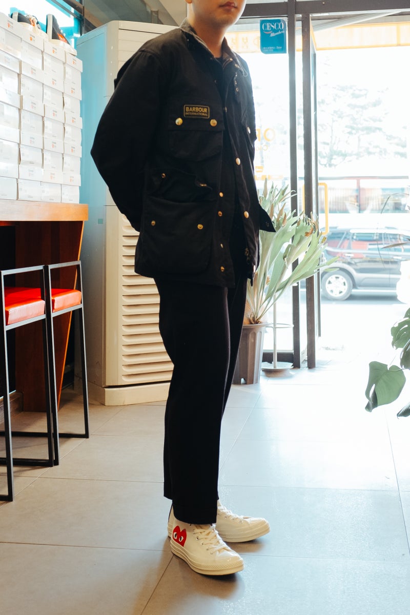 꼼데가르송 컨버스 화이트 가을코디 이만한게 없지 : 네이버 블로그