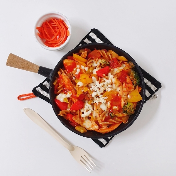  다이어트 일기: 인데 맛있는 이야기.. 닭가슴살 통밀푸실리 파스타 다이어트메뉴 등극
