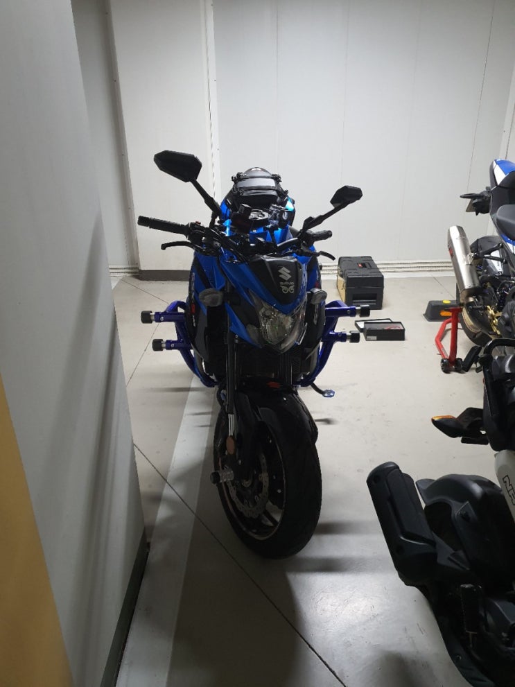 GSX-S750 2019 - 크레이지 아이언 엔진가드 003