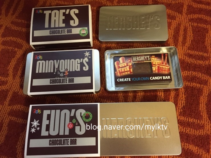  팬실베니아 허쉬 초코렛 월드에서 초코렛 만들기: 허쉬파크 초코렛 가격 Hershey's Chocolate World