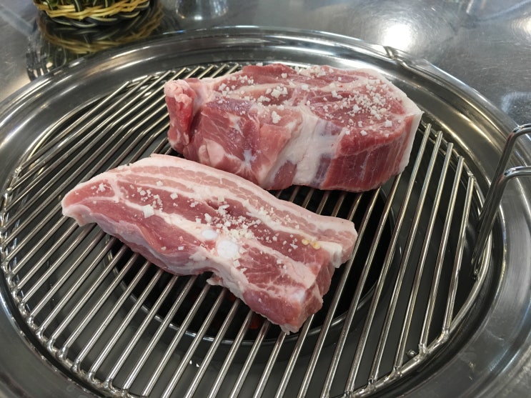  안양 근고기 맛집, 제주돈사돈 연탄불에 목살이 진리 !