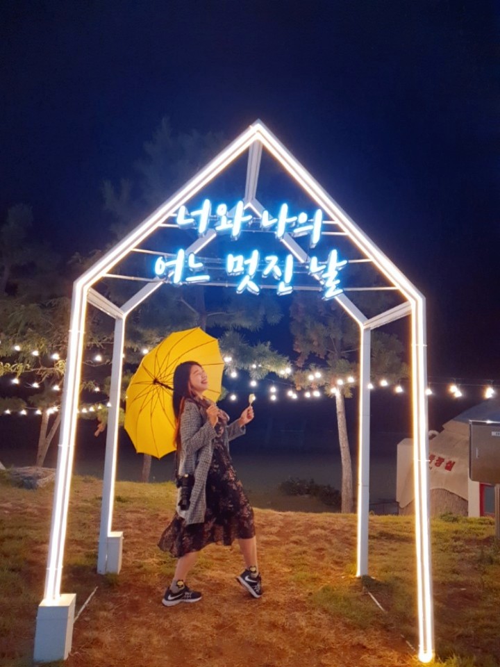 충남, 대천야경 포토존, 대천여행 - 대천해수욕장