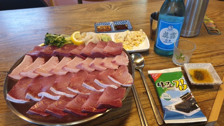  분당 정자동 맛집:) 분위기 좋고 신선한 재료의 맛을 느낄수 있는 이자카야 "완도민기네"