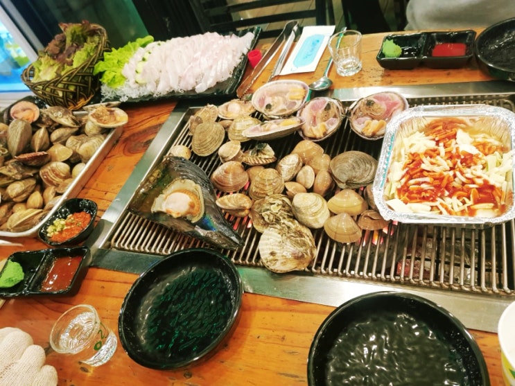  [일상] 대천해수욕장 - 조개구이, 회 배터지게 먹자!!