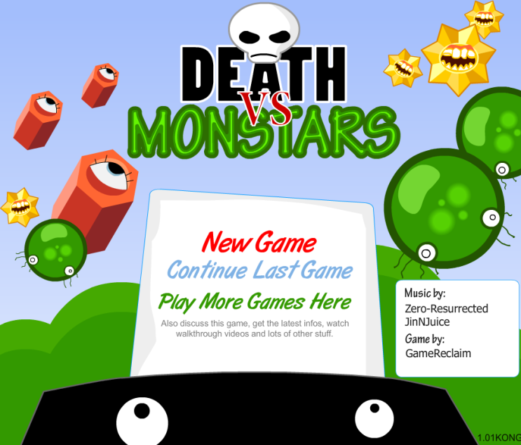 플래시아케이드게임 - death vs monstars
