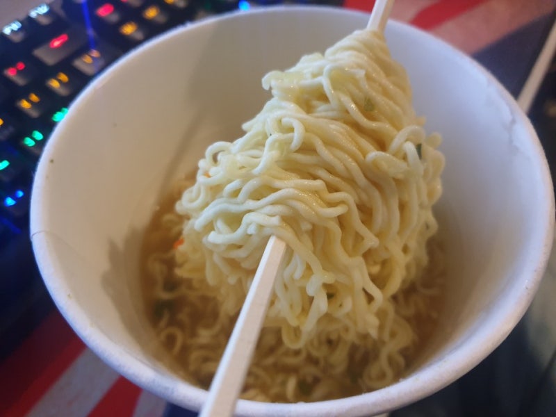 이경규 컵 라면 꼬꼬면
