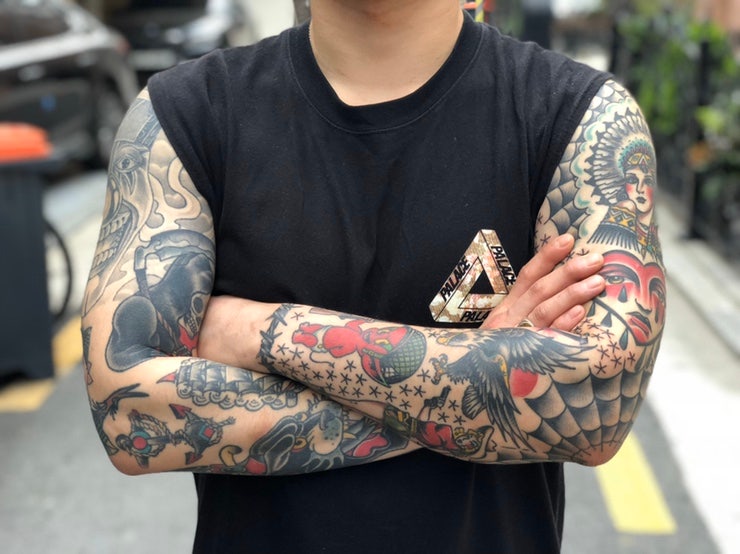 하나씩 모아가는 재미 올드스쿨 긴팔타투 : 네이버 블로그