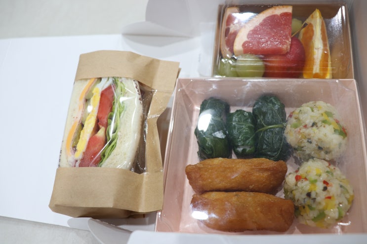  (샌드위치도시락 행사도시락 버스도시락 만나쿠킹) 테헤란로 H기업 행사에 새벽 배송해 드린 샌드위치도시락