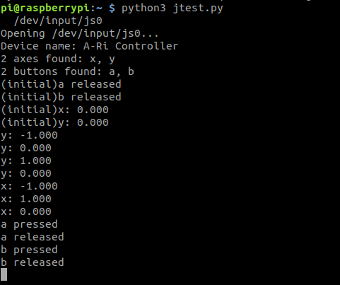 라즈베리파이(Raspberrypi) 파이썬(Python)으로 게임패드, 조이스틱(GamePad, Joystick) 사용하기 #1 ...