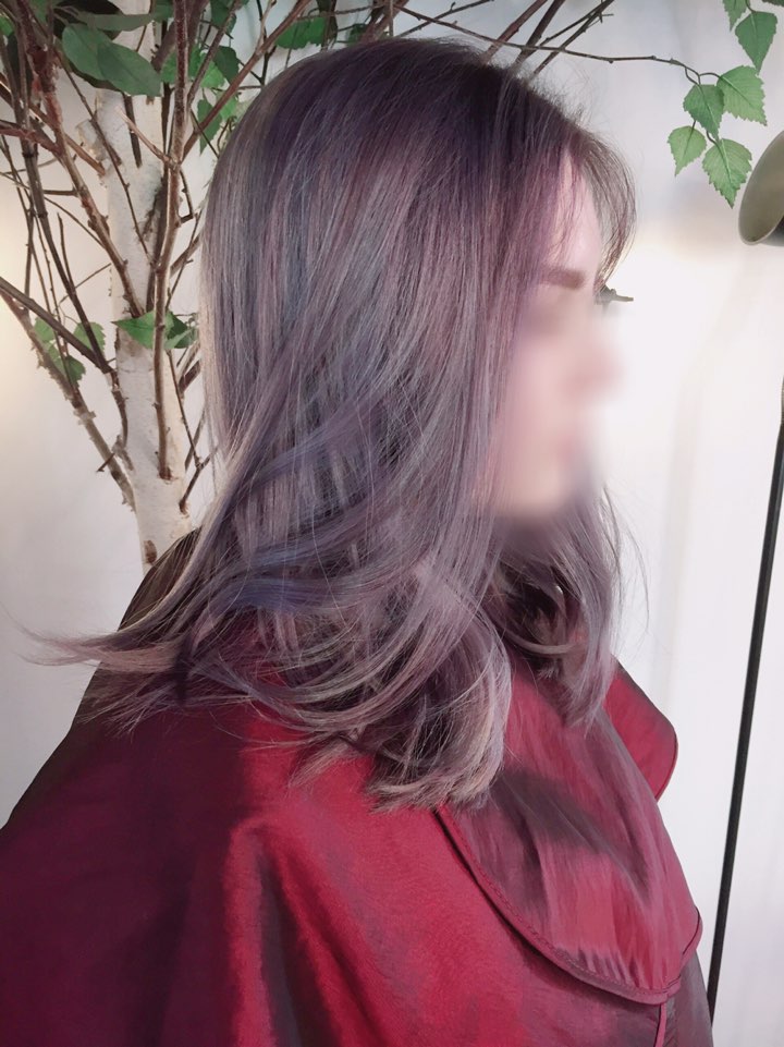  탈색 염색할땐 까헤어! 애쉬 바이올렛 컬러  recommended hair salon in Seoul, Ash Violet
