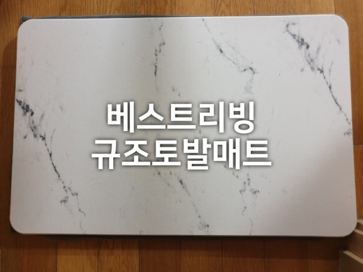  규조토발매트 베스트리빙 제품 사용후기