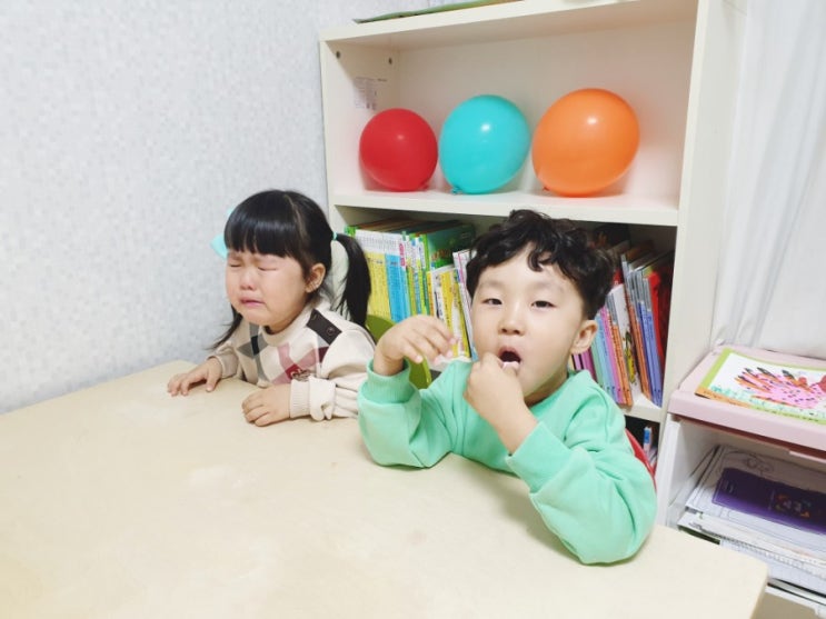  고남매 미술놀이 시간..