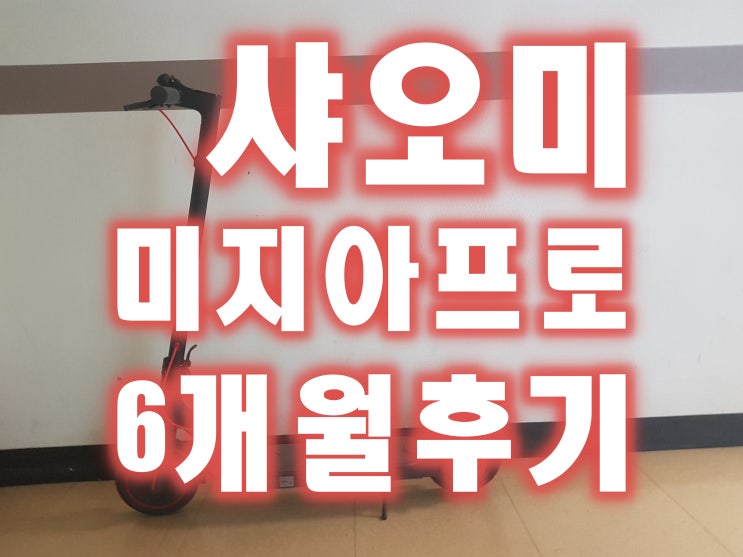  샤오미 미지아 프로 전동킥보드 6개월 실사용 후기와 구매 추천 이유(M365, Xiaomi Mijia pro, 나인봇 맥스 MAX)