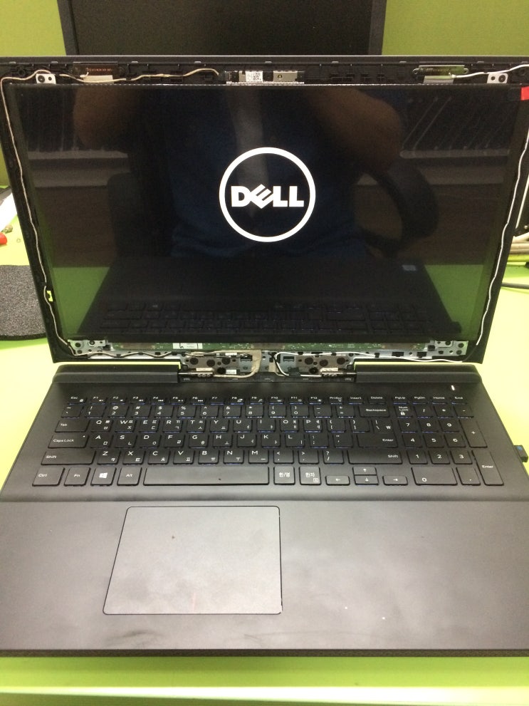 <노트북과컴퓨터>부산 화명동 노트북수리 DELL Inspiron15 7567 P65F IPS액정 업그레이드 출장수리