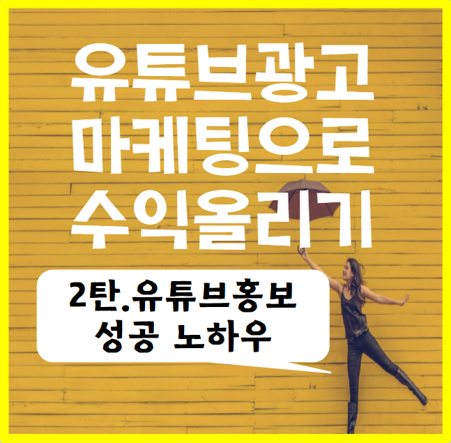  유튜브광고홍보업체회사 추천!인플루언서마케팅으로 수익 올리는 성공노하우 2탄
