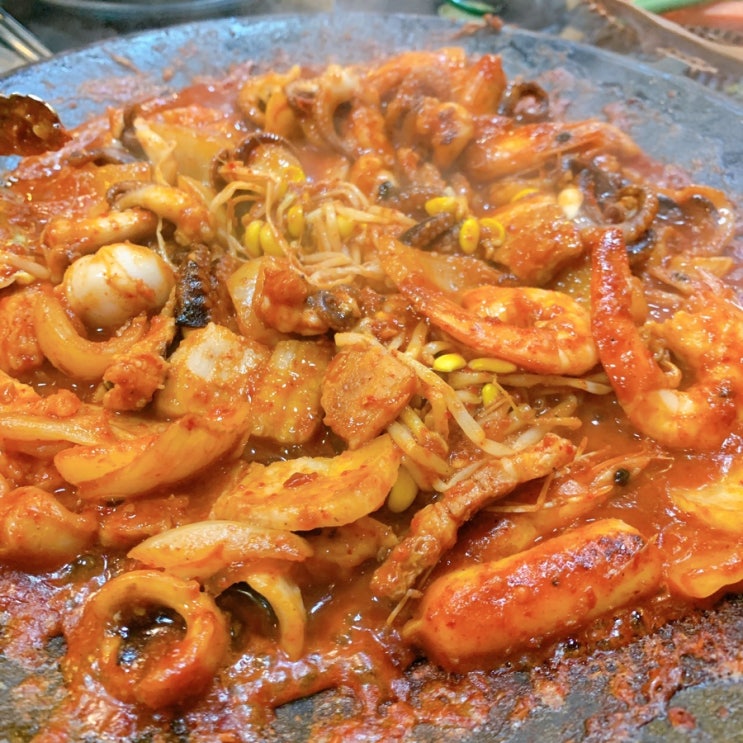  천호 쭈꾸미골목에서 ”독도 쭈꾸미” 먹고 왔어요 ! + “8번가” 빠네 치킨 & “투다리“ 새우 소금구이