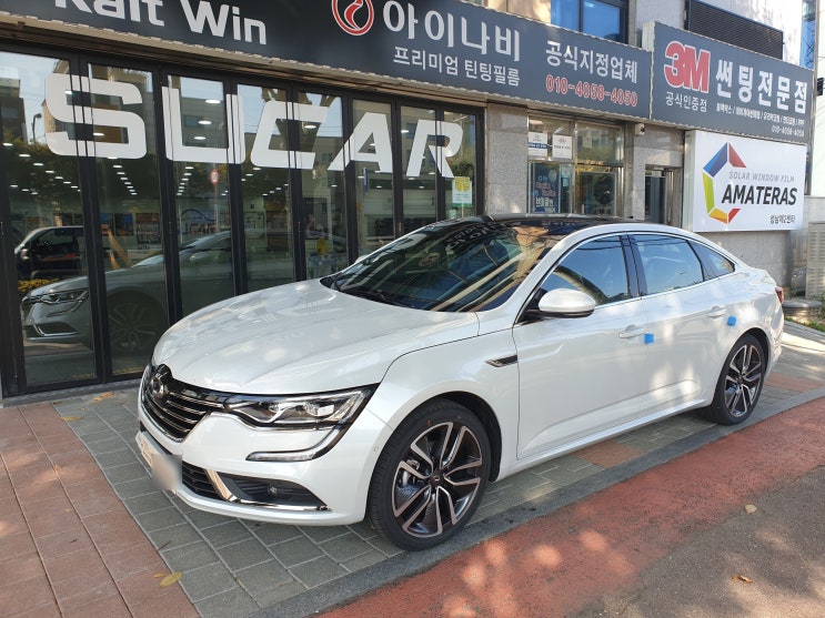  성남썬팅 르노 삼성 SM6 레이노 S9 시공