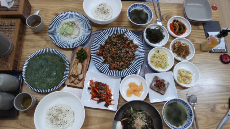  김해한정식 수라섬! 꼬막정식과 막국수가 JMT 김해 삼정동 맛집