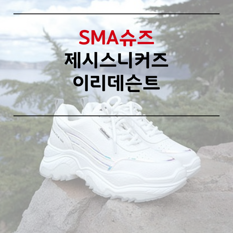  [오늘의 최저가] SMA SHOES (에스엠에이 슈즈) 제시스니커즈 이리데슨트_00,000원_어라운드더코너