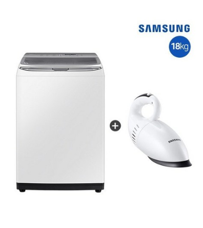  쿠팡로켓배송 [화이트 18KG] 삼성 전자동 세탁기 화이트 18kg [WA18R7650GW]    [650,100원 ]