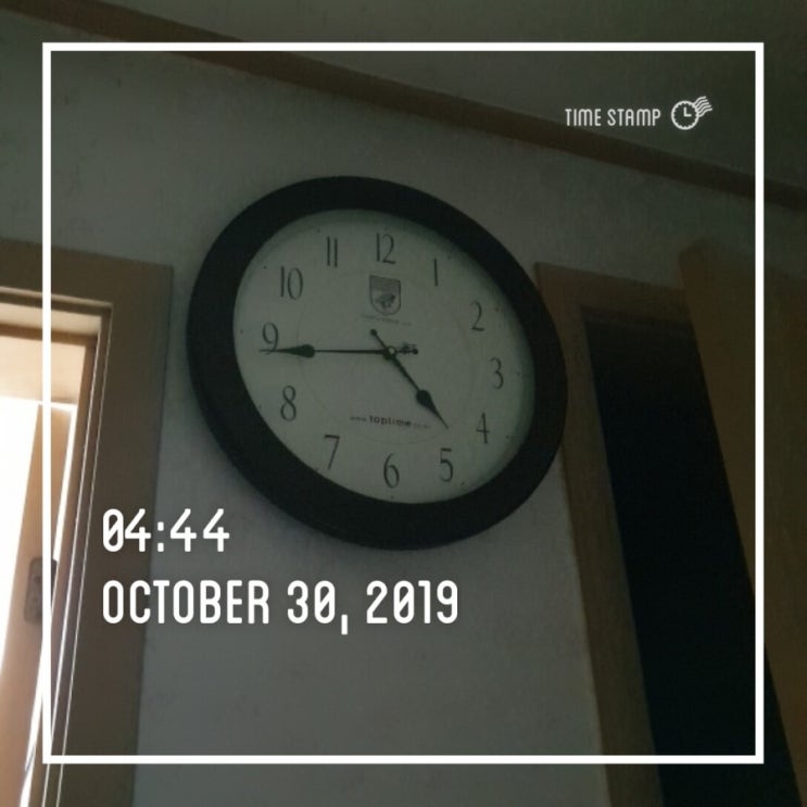  2019년 10월 30일, 미라클 모닝 수요일!