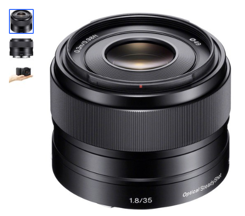  쿠팡로켓배송 소니 알파 단렌즈 E 35mm F1.8 OSS SEL35F18  [596,400원 ]