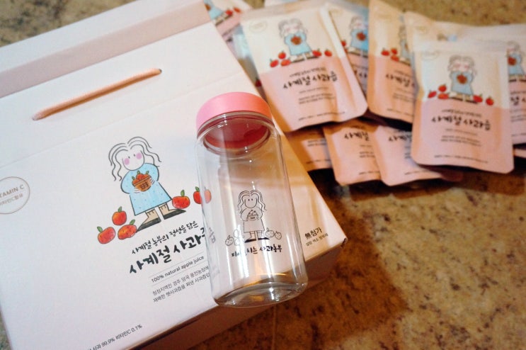  아침식사대용 / 아이간식 / 다이어트간식 저온착즙방식 사과즙 (선물용 사과즙 추천)