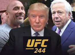 트럼프 美 대통령 UFC 244 BMF 타이틀전 직관 등 단신 트럼프 美 대통령 UFC 244 BMF 타이틀전 직관 등 단신