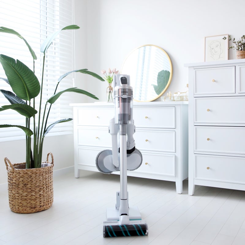물걸레 청소까지 가능한 무선 청소기 추천, 삼성 제트 150W (VS15R8577S5) 화이트