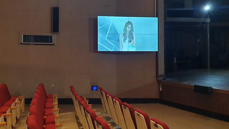  대공연장 DID 디지털사이니지 멀티비전 설치