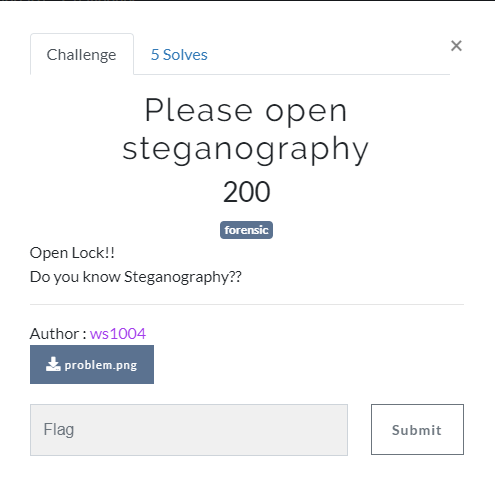  N00bCTF 6번 - Please open steganography