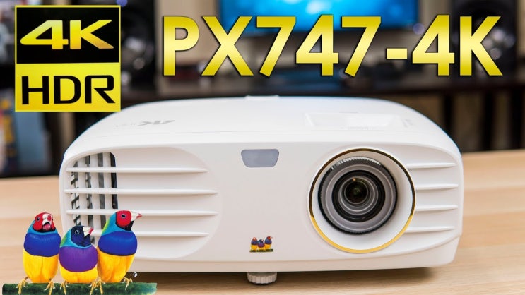  빔프로젝터를 이용한 인테리어 어떠세요? 뷰소닉 4K프로젝터 PX747-4K