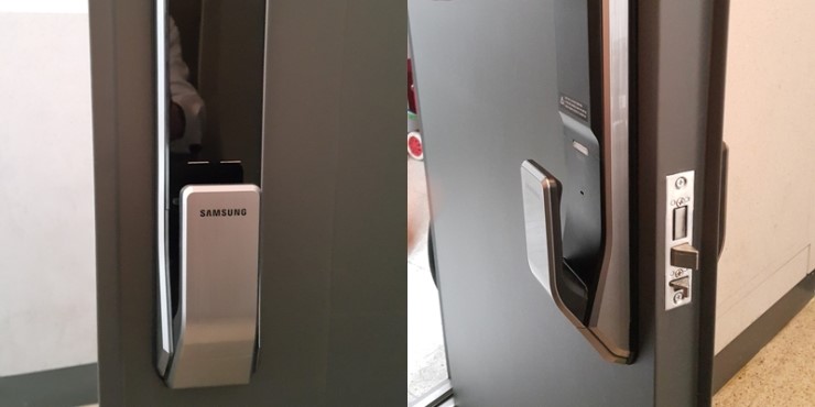  [익산열쇠] 익산시 영등동 제일아파트 삼성스마트도어록 SHP-DP710 설치-익산열쇠집,익산도어락,익산번호키,방충망,방범창