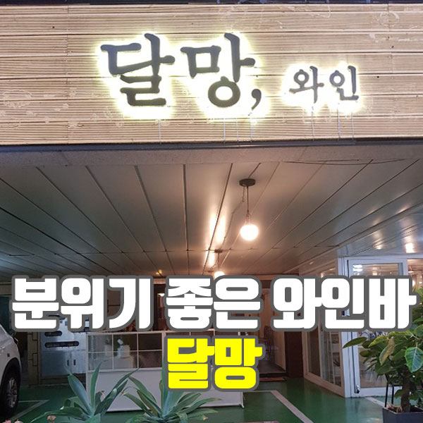  용산의 분위기 좋은 와인바 "달망"