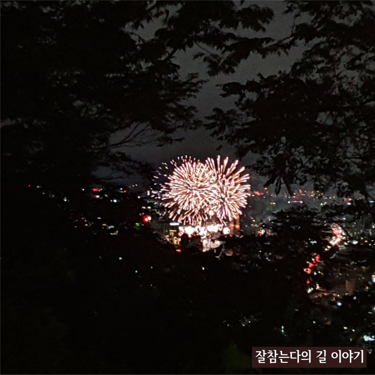  2019 여의도 불꽃축제 남산에서 관람한 후기