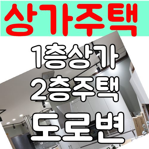  공주상가주택매매 옥룡동 도로변 2층 /공주부동산