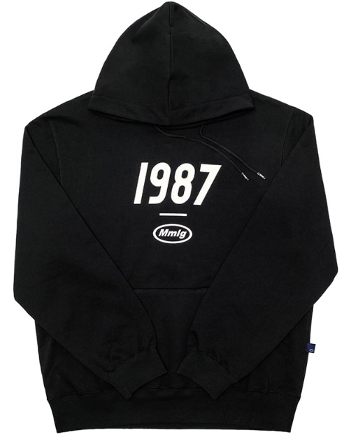  87MM 엠엠엘지 후드 1987MMLG HOOD-BLACK  [Mmlg] 1987MMLG HOOD (BLACK) 1987 후드티