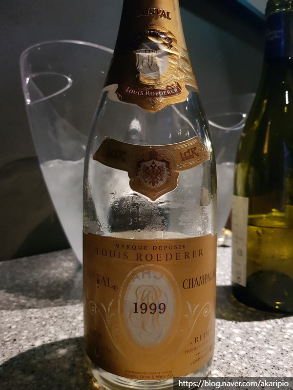  Champagne Louis Roederer, Cristal, Brut, 1999 (루이 로드레 / 뢰더러, 크리스탈 브륏)