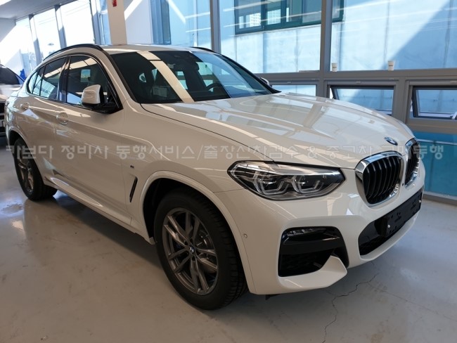  카보다-BMW X4 xDrive20d M Sport Package(M 스포츠 패키지) 신차살때 bmw매장 정비사 출장신차검수 및 분당 신차검수 대행