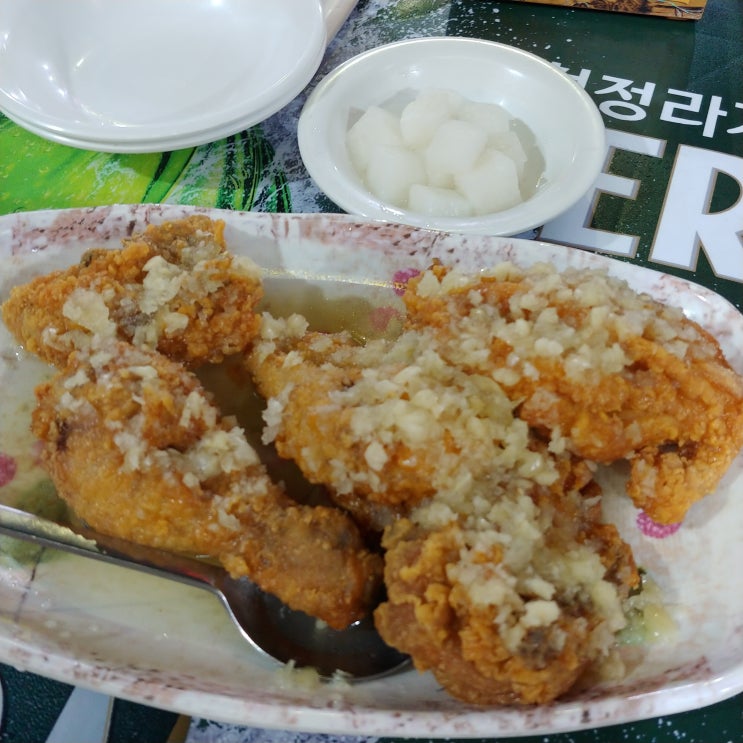  을지로 맛집 만선호프 마늘치킨 솔직후기!