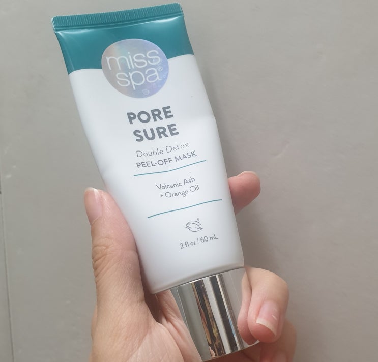  팩 프로젝트116)miss spa pore sure doble detox peel off mask