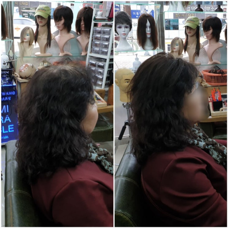  흰머리커버 부분피스로 해결! 자신있게 외출합니다~^^ #춘천부분가발