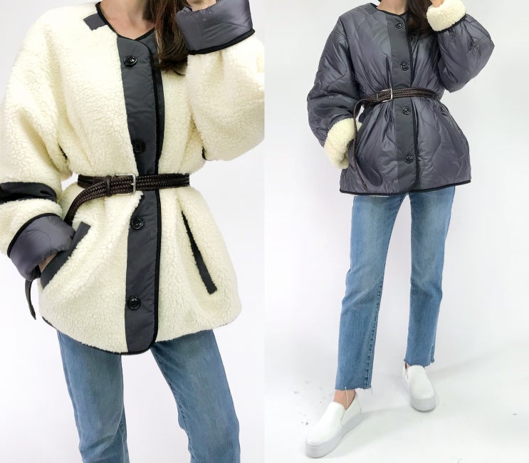 마랑 Reversible 여성 Demma 숏패딩보단 미드로 여자하게