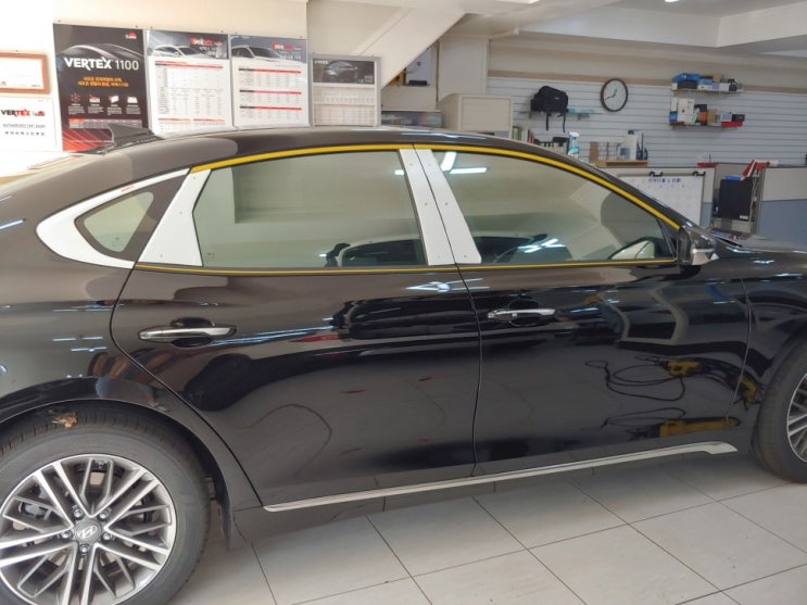  인천 브이쿨썬팅 K시리즈  파인뷰 GX2000new 장착 (그랜저IG)