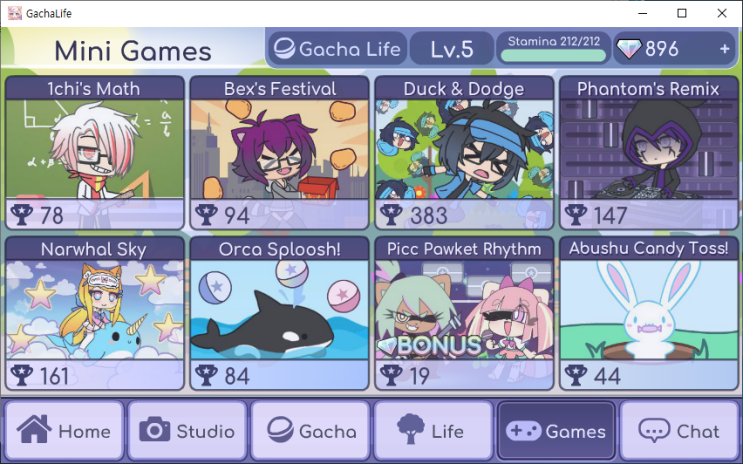  Gacha Life - 보석을 모으자! 게임 플레이!