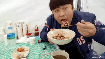 핫동 0421 4U의 별미《미더덕 덮밥》먹방 in 창원 진동 미더덕축제 ️ 움짤 부산신입 남캠포유 아프리카TV BJ 핫동 0421 4U의 별미《미더덕 덮밥》먹방 in 창원 진동 미더덕축제 ️ 움짤 부산신입 남캠포유 아프리카TV BJ